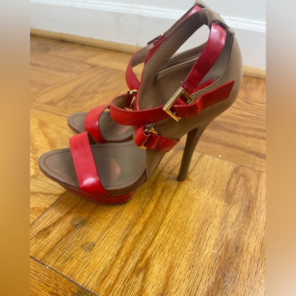 Tory Burch Shoes - Tory Burch Red Strappy Heels